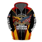 Unique Custom Name Land Of The Free Vietnam Veteran Hoodie TVN091004