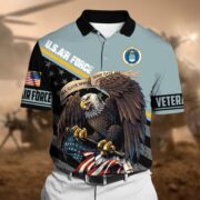 Premium Power American Veteran Power Polo Shirt NVT161003n - Image 2