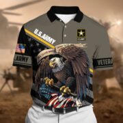 Premium Power American Veteran Power Polo Shirt NVT161003n - Image 3