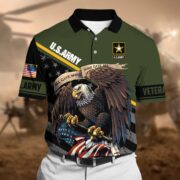Premium Power American Veteran Power Polo Shirt NVT161003n - Image 4