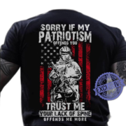 Premium America Veteran Patriostrism T-Shirt NVT241001