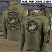 Personalized Multiple US Military Services Veteran Hoodie PVC181001 - Image 4