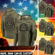 Personalized Multiple US Military Services Veteran Hoodie PVC181001