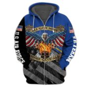 Premium Unique US Veteran Zip Hoodie PVC081001 - Image 5