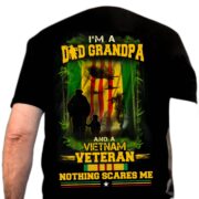 Being A Dad Grandpa And A Vietnam Veteran T-shirt TVN041102 - Image 2