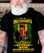 Being A Dad Grandpa And A Vietnam Veteran T-shirt TVN041102 - Image 4
