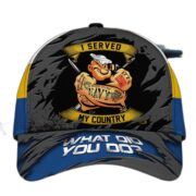 Unique Multiple US Military Services Veteran Cap PVC301001 - Image 5
