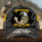 Unique Multiple US Military Services Veteran Cap PVC301001 - Image 3