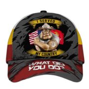 Unique Multiple US Military Services Veteran Cap PVC301001 - Image 2