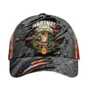 Premium Unique U.S Marine Corps Veteran Cap PVC061102 - Image 2