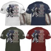 Multicolor My Time Is Not Over Veteran Best Choice T-shirt PVC040901