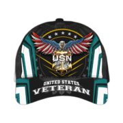 Navy Veteran Classic Cap Multicolored 3D Printed - Image 2