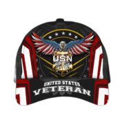 Navy Veteran Classic Cap Multicolored 3D Printed - Image 5