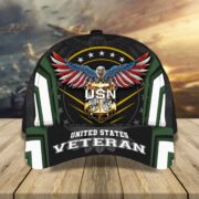 Navy Veteran Classic Cap Multicolored 3D Printed - Image 3