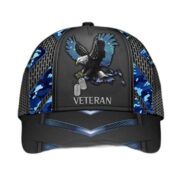 Premium Eagle Veteran Cap Camo Multicolor - Image 5