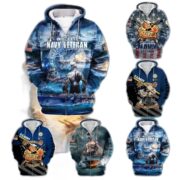 Unique Popeye Navy Zip Hoodie Collection TVN2712905