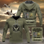 Premium Multiple US Military Services Veteran Hoodie PVC040101 - Image 2