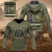 Premium Multiple US Military Services Veteran Hoodie PVC040101 - Image 3