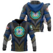 Premium Multiple US Military Services Veteran Hoodie PVC120101 - Image 4