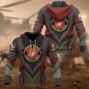 Premium Multiple US Military Services Veteran Hoodie PVC120101 - Image 5