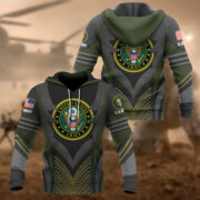 Premium Multiple US Military Services Veteran Hoodie PVC120101 - Image 3