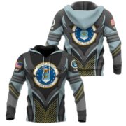 Premium Multiple US Military Services Veteran Hoodie PVC120101 - Image 2