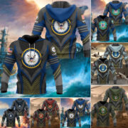 Premium Multiple US Military Services Veteran Hoodie PVC120101