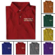 Multicolor Unique Vietnam Veteran Polo Shirt TVN170101
