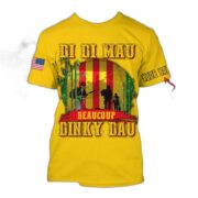 Personalised Multicolor Di Di Mau Dinky Dau Vietnam Veteran T-shirt TVN170103 - Image 9