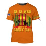 Personalised Multicolor Di Di Mau Dinky Dau Vietnam Veteran T-shirt TVN170103 - Image 6