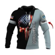Personalised Premium The Punisher Veteran Hoodie TVN230101 - Image 2