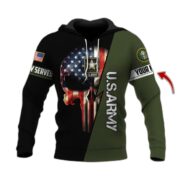 Personalised Premium The Punisher Veteran Hoodie TVN230101 - Image 3
