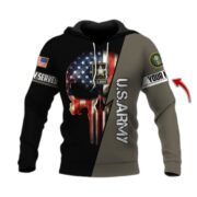 Personalised Premium The Punisher Veteran Hoodie TVN230101 - Image 4