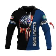 Personalised Premium The Punisher Veteran Hoodie TVN230101 - Image 5