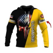 Personalised Premium The Punisher Veteran Hoodie TVN230101 - Image 6