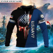 Personalised Premium The Punisher Veteran Hoodie TVN230101 - Image 8
