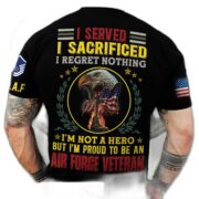 Premium Personalised Multiple US Military Services Veteran T-Shirt PVC090203 - Image 2