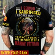 Premium Personalised Multiple US Military Services Veteran T-Shirt PVC090203 - Image 5