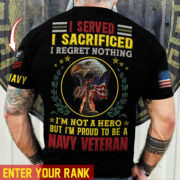 Premium Personalised Multiple US Military Services Veteran T-Shirt PVC090203 - Image 6