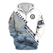 Premium U.S. Navy Veteran Zip Hoodie PVC140205 - Image 3