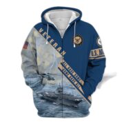 Premium U.S. Navy Veteran Zip Hoodie PVC140205 - Image 4