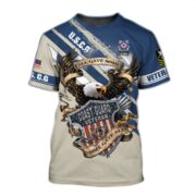 Premium Personalised U.S Multiple Service Veteran T-Shirt PVC250201 - Image 7