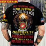 Premium Personalised Only Two Defining Forces Have Ever Offered To Die For You T-Shirt PVC240203 - Image 4