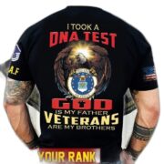 Premium Personalised U.S Multiple Service Veteran T-Shirt PVC260202 - Image 5