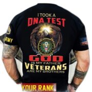 Premium Personalised U.S Multiple Service Veteran T-Shirt PVC260202 - Image 2