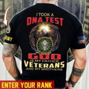 Premium Personalised U.S Multiple Service Veteran T-Shirt PVC260202 - Image 2