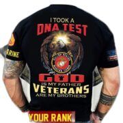 Premium Personalised U.S Multiple Service Veteran T-Shirt PVC260202 - Image 4