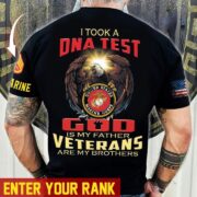 Premium Personalised U.S Multiple Service Veteran T-Shirt PVC260202 - Image 4