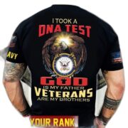 Premium Personalised U.S Multiple Service Veteran T-Shirt PVC260202 - Image 3