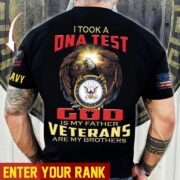 Premium Personalised U.S Multiple Service Veteran T-Shirt PVC260202 - Image 3